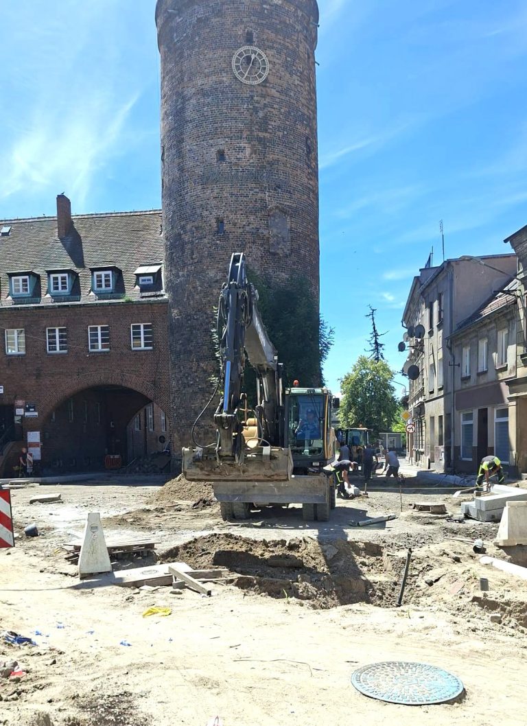 Centrum nadal rozkopane